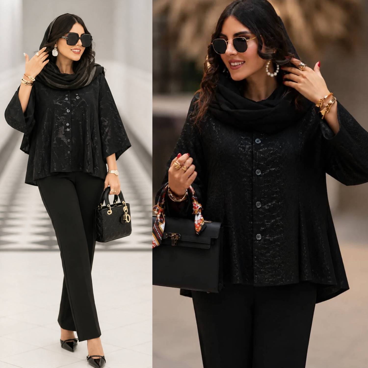 مانتومجلسی زنانه مدل یمنا