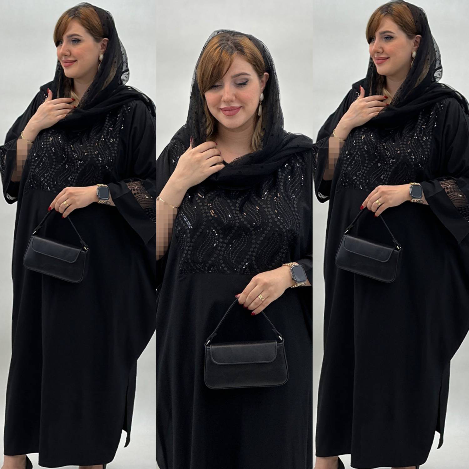 عبایی زنانه مدل آمیتیس
