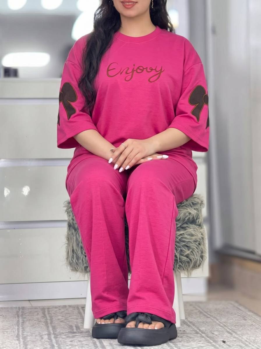 ست تیشرت شلوار فرنیا زنانه
