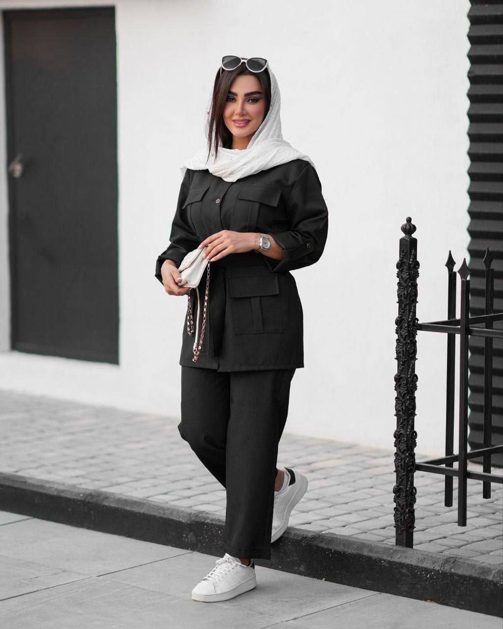 مانتو شلوار مدل دلسانا زنانه