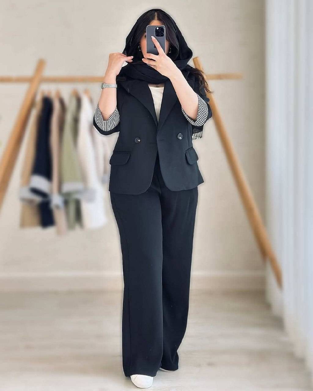 کت و شلوار زنانه مدل نورا