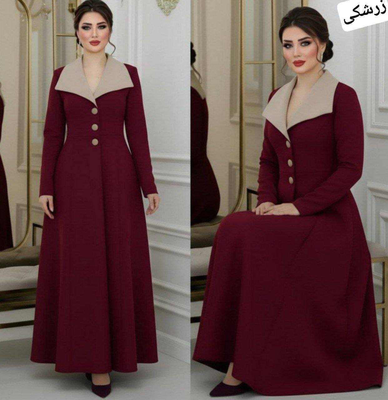 پیراهن بلند زنانه مدل آتنا