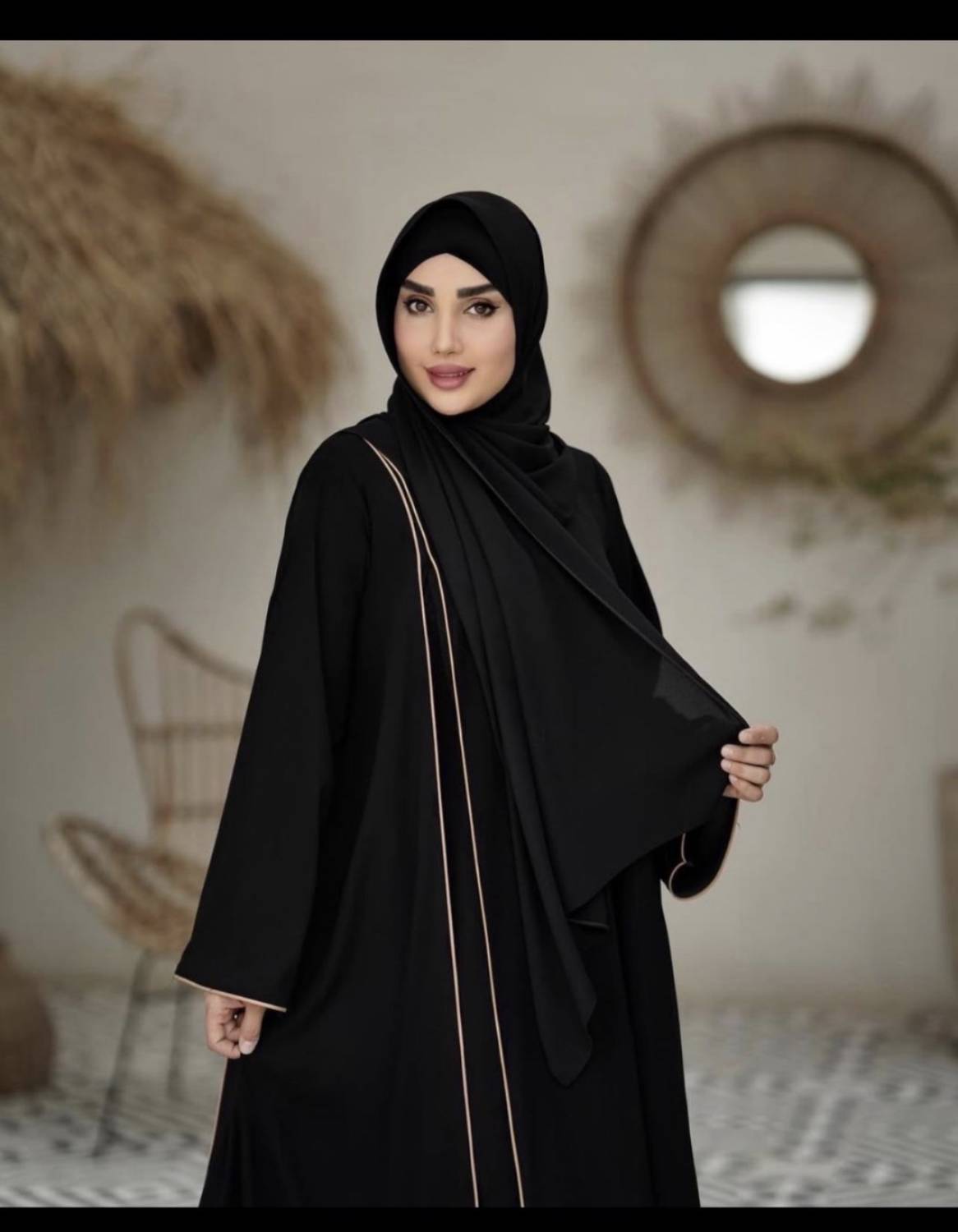 عبای دلربا زنانه با جنس الیزه