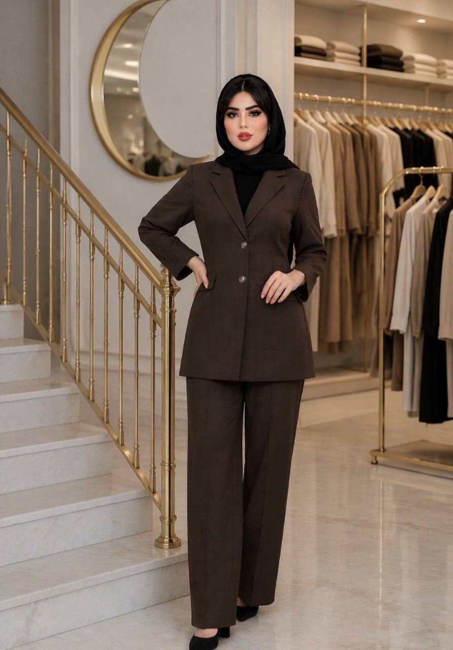 مانتو شلوار اداری زنانه مدل ناز