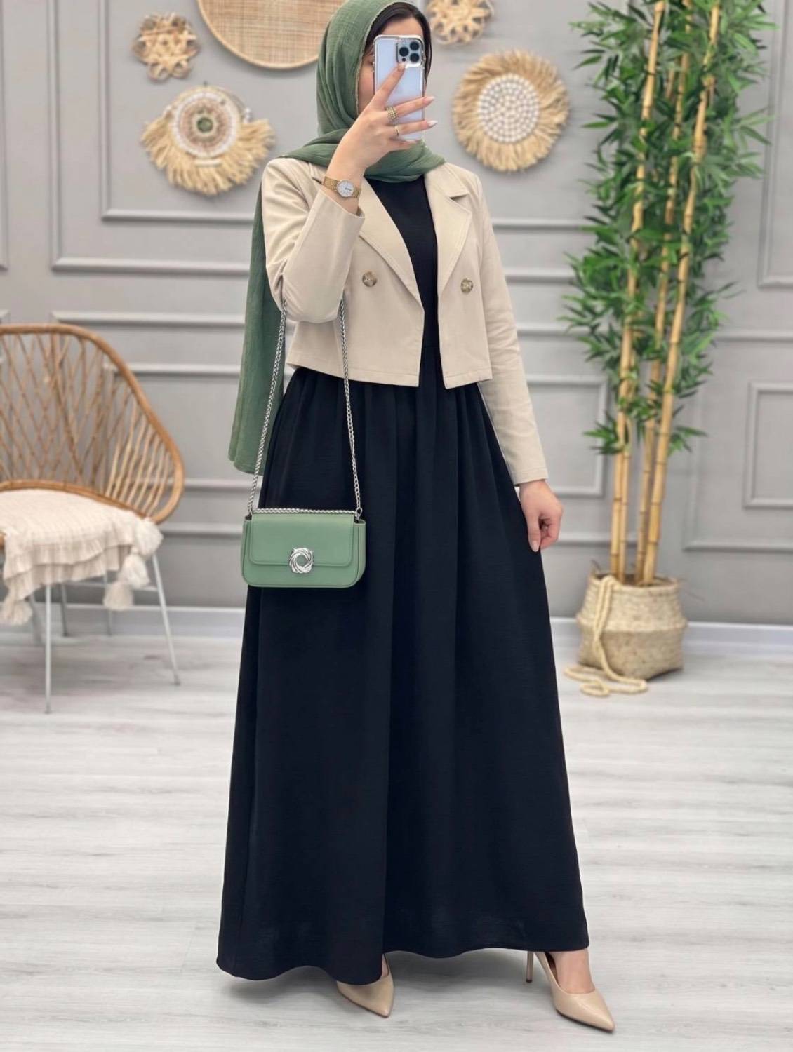 ست کت سارافون نازان زنانه