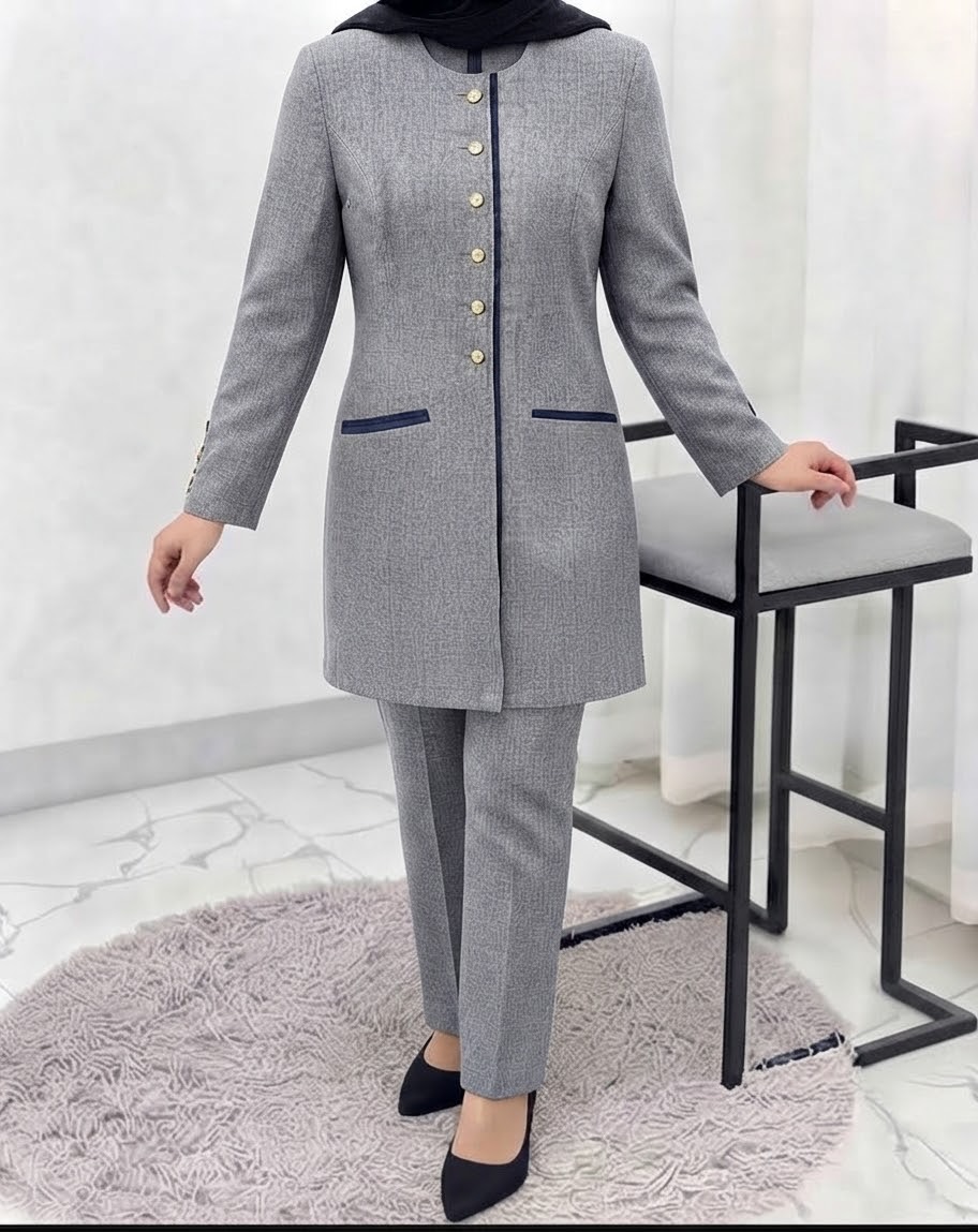 مانتو شلوار اداری  زنانه مدل ساغر