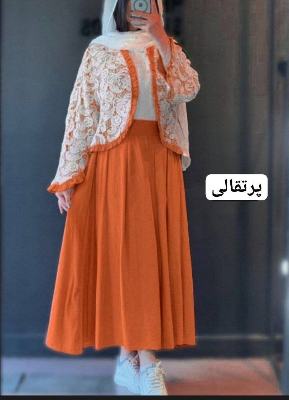 شومیز و دامن ترمه زنانه