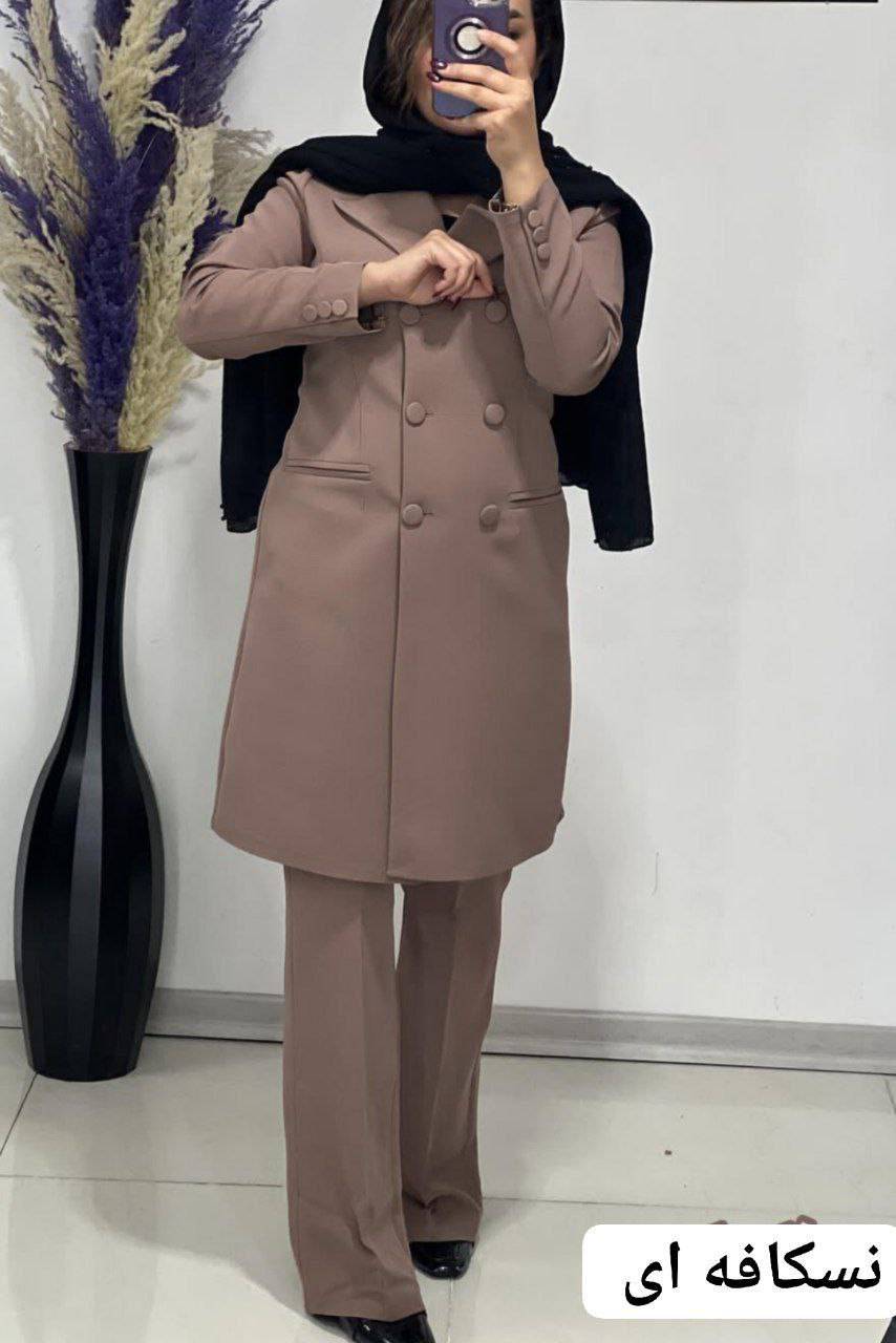 مانتو شلوار آسمان زنانه