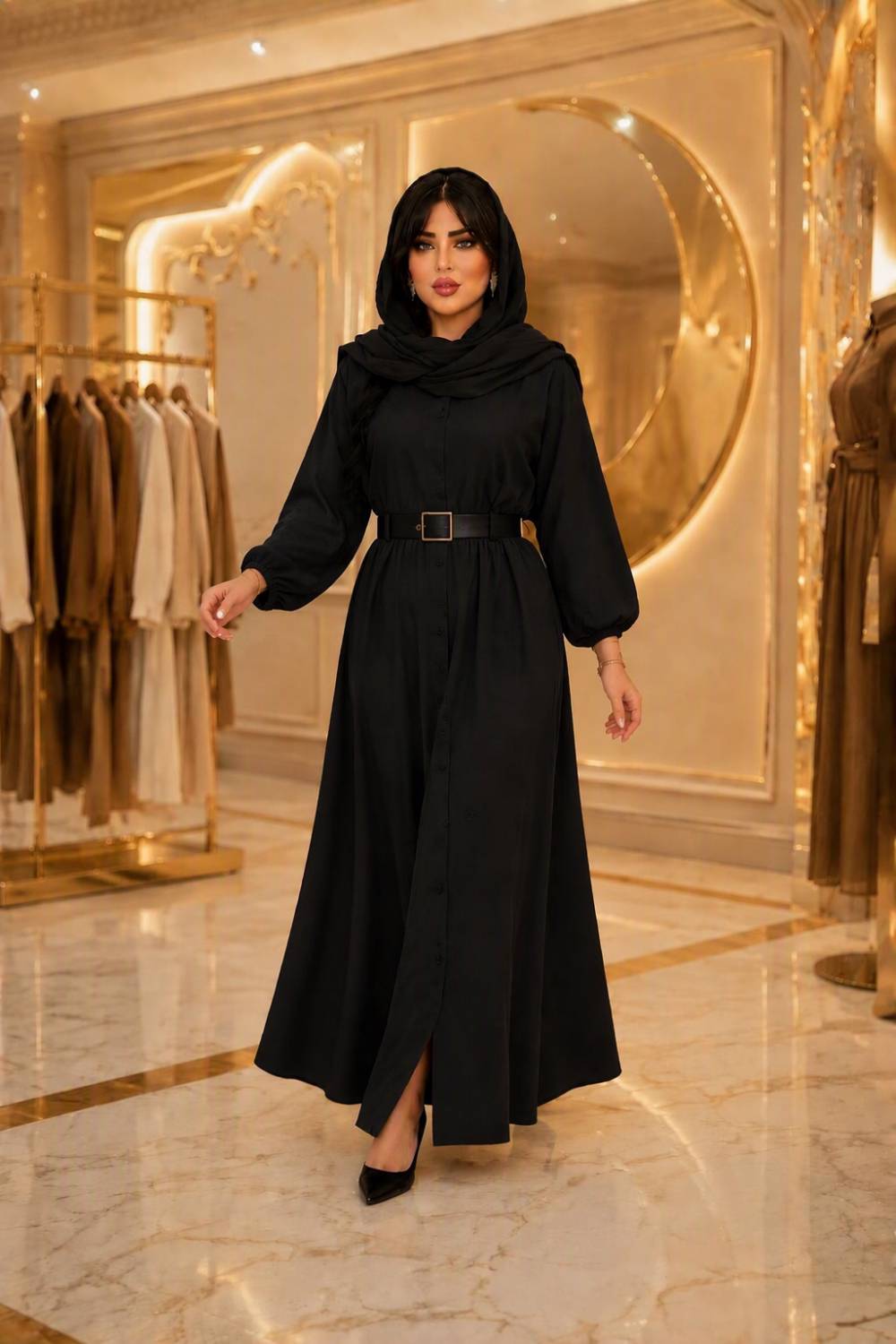 مانتو بلند زنانه مدل شکیلا